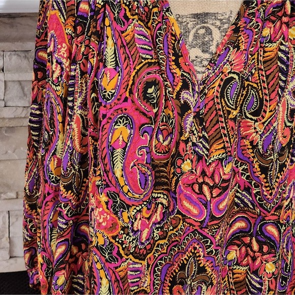 Jones new York multi color paisley peasant tunic plus size 3X new!! - Picture 4 of 9